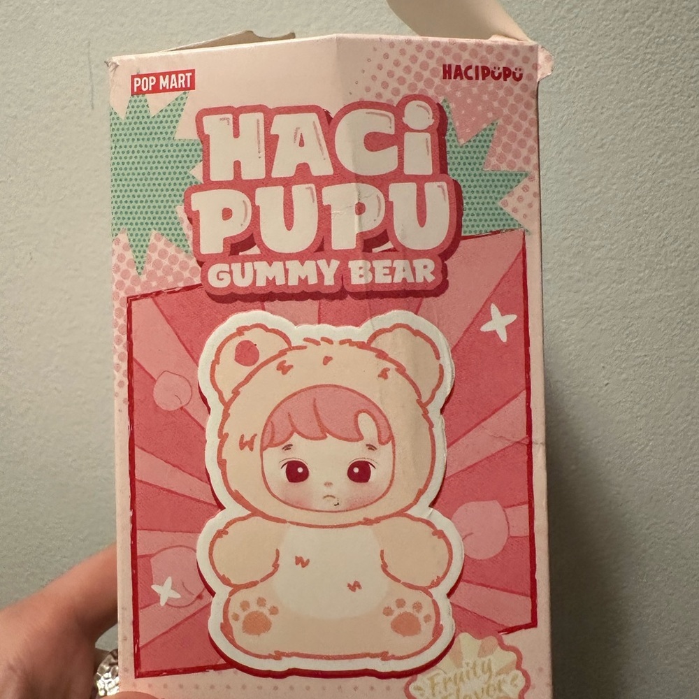 Haci Pupu Gummy Bear Plush Toy green apple flavor - Picture 4 of 7
